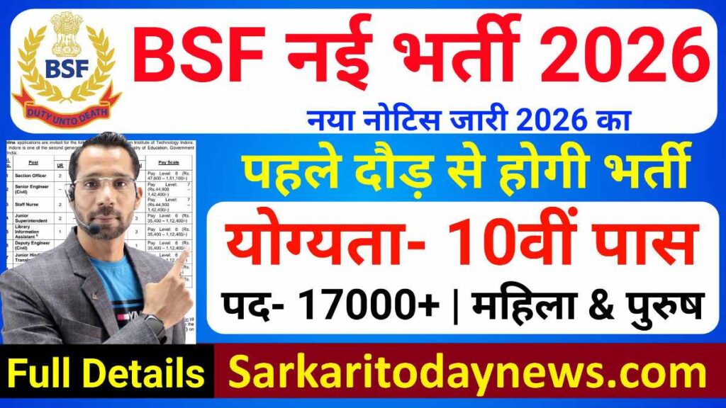 BSF New Vacancy 2026