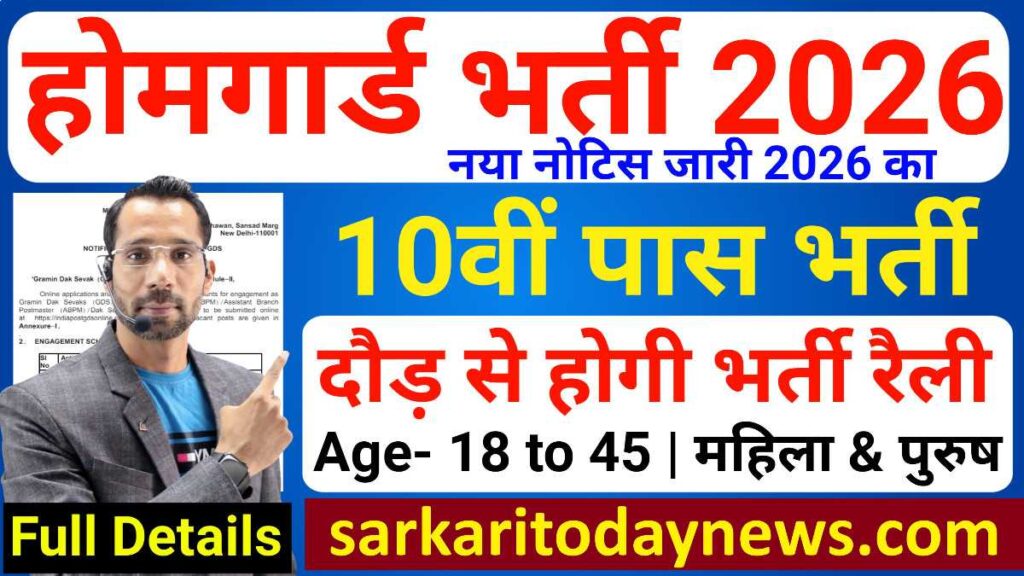 Home Guard Recruitment 2026